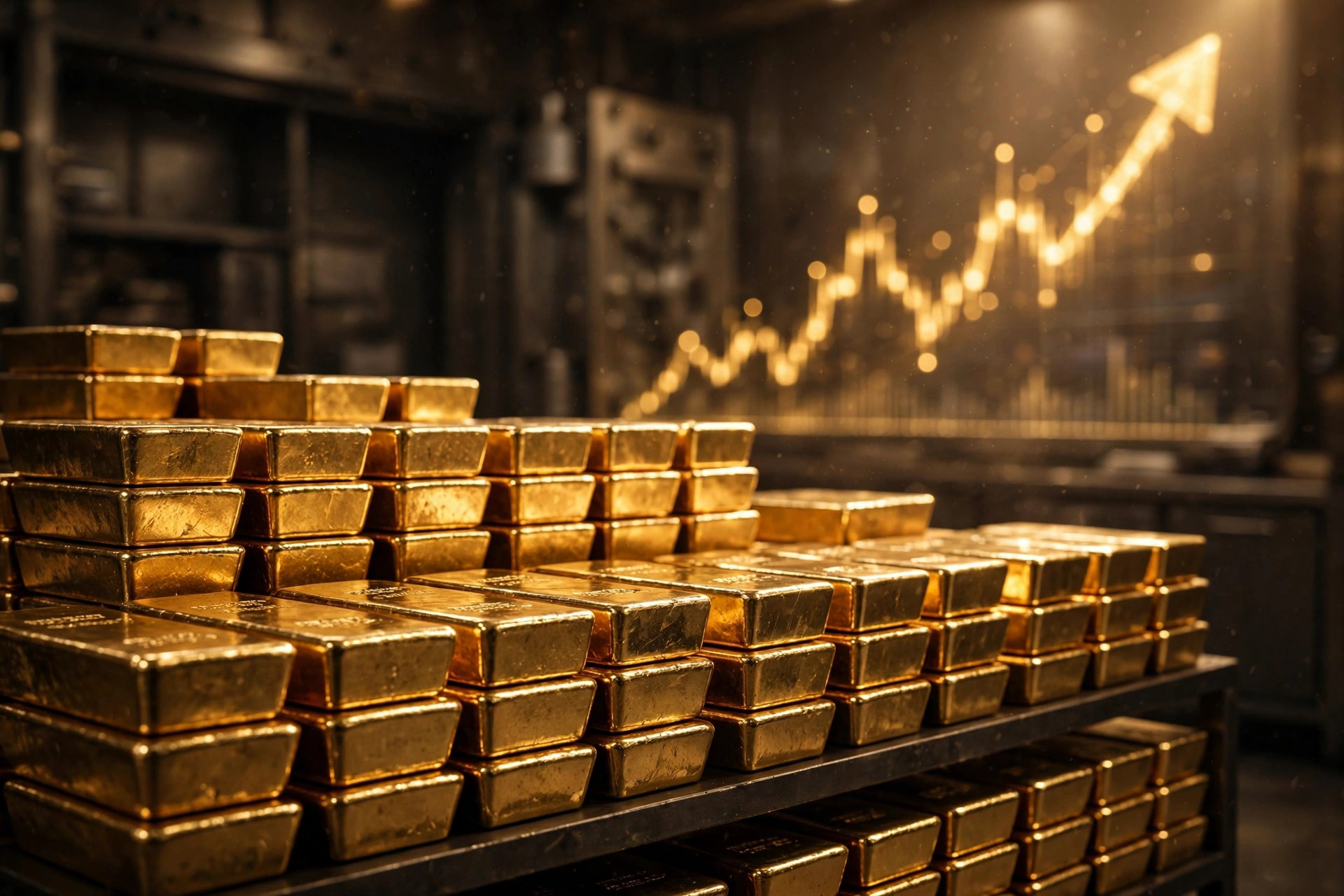 Gold bars and jewellery